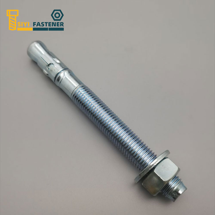 Anchor Wedge Anchor Plated ເຫຼັກກາກບອນດ້ວຍຄລິບມົນ