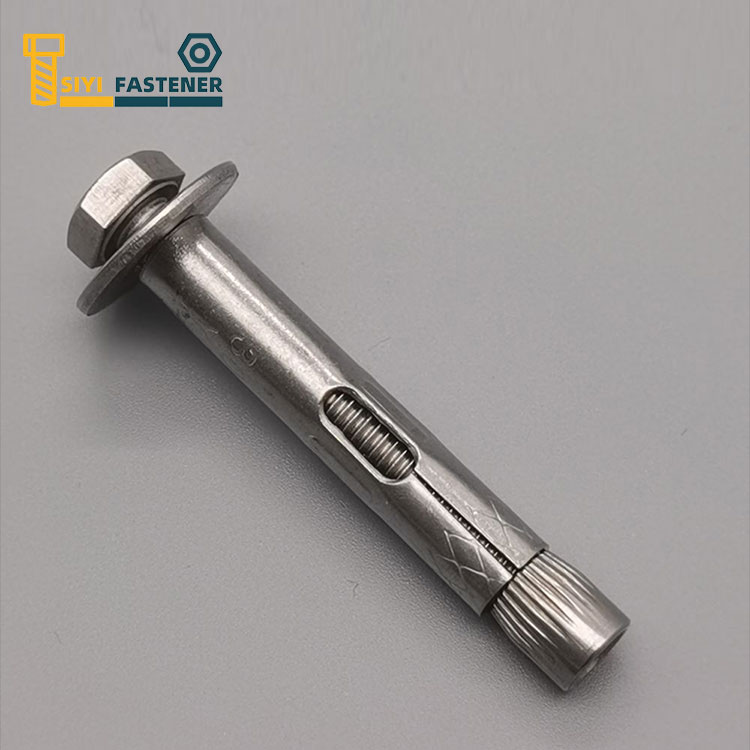 ສະມໍແຂນສະແຕນເລດທີ່ມີ Bolt Hex ແລະຫມາກແຫ້ງເປືອກແຂງຮູບຈວຍ